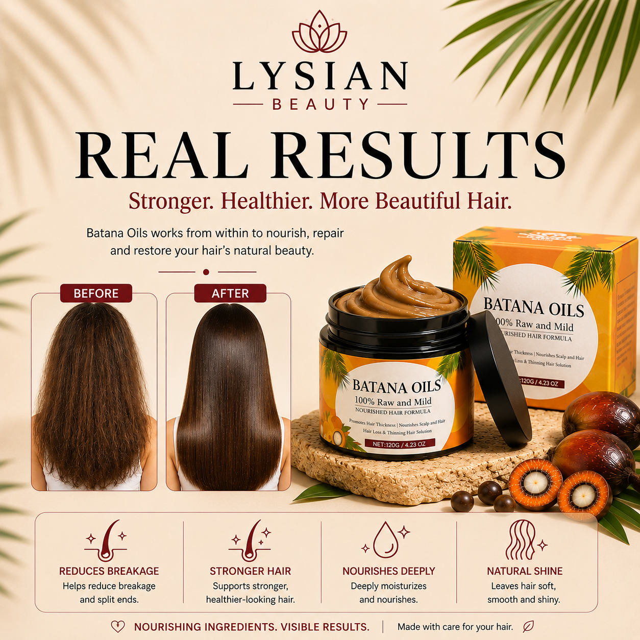 Batana Hair Mask | Deep Nourishing Hair Treatment