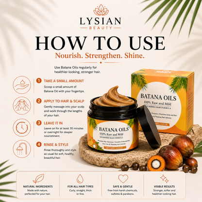 Batana Hair Mask | Deep Nourishing Hair Treatment