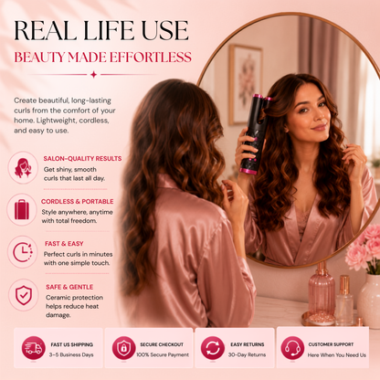 LYSIAN Cordless Auto Hair Curler