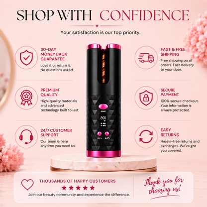 LYSIAN Cordless Auto Hair Curler