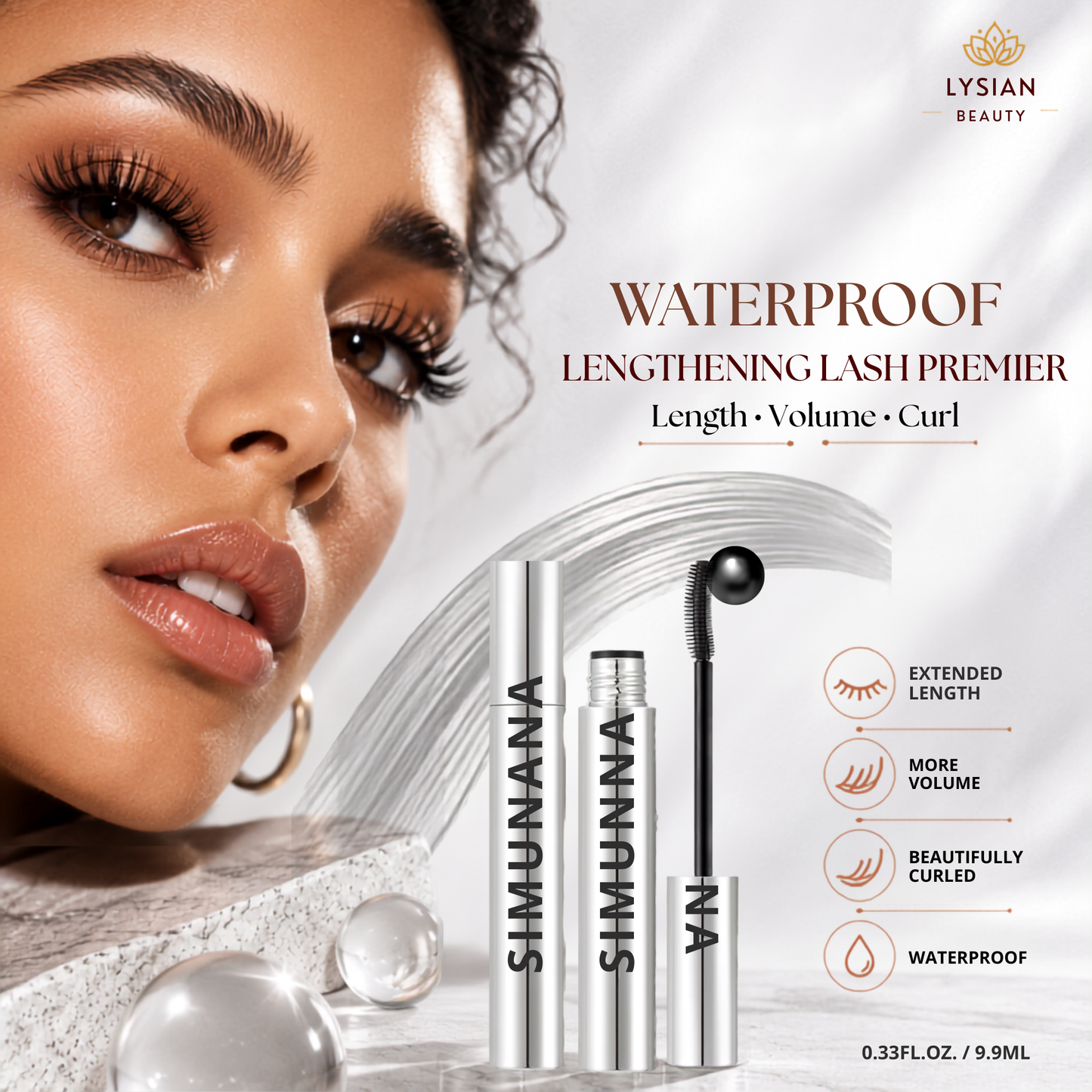 LYSIAN Lengthening & Volumizing Mascara
