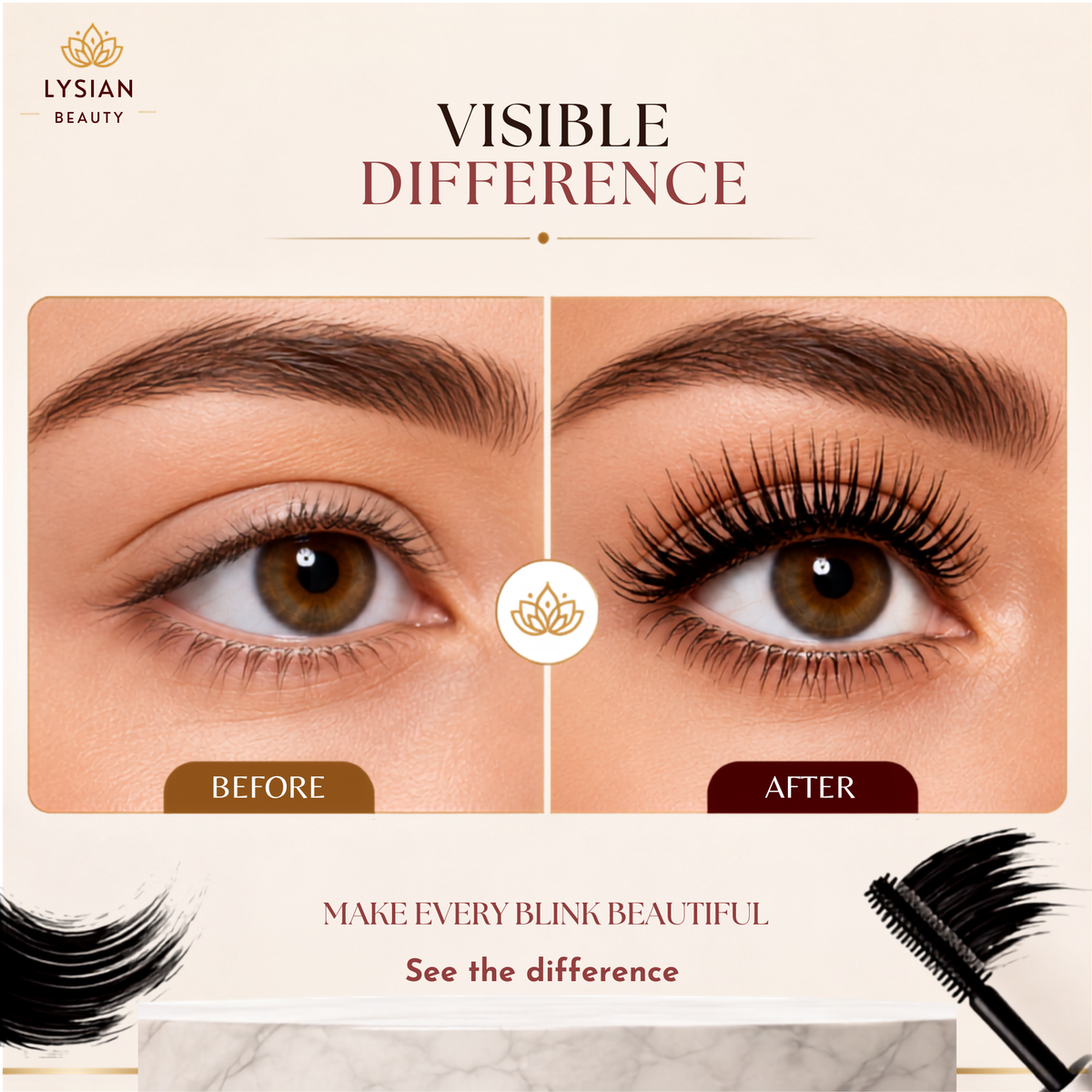 LYSIAN Lengthening & Volumizing Mascara