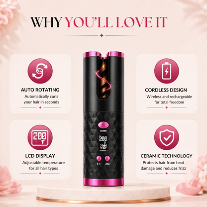 LYSIAN Cordless Auto Hair Curler